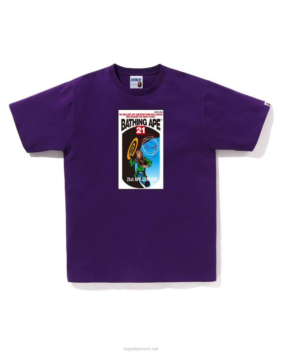 A Bathing Ape Mænd tee HH6J167 lilla