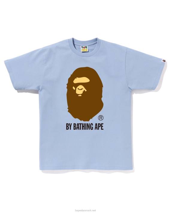 A Bathing Ape Mænd ved at bade t-shirt HH6J21 Himmelblå