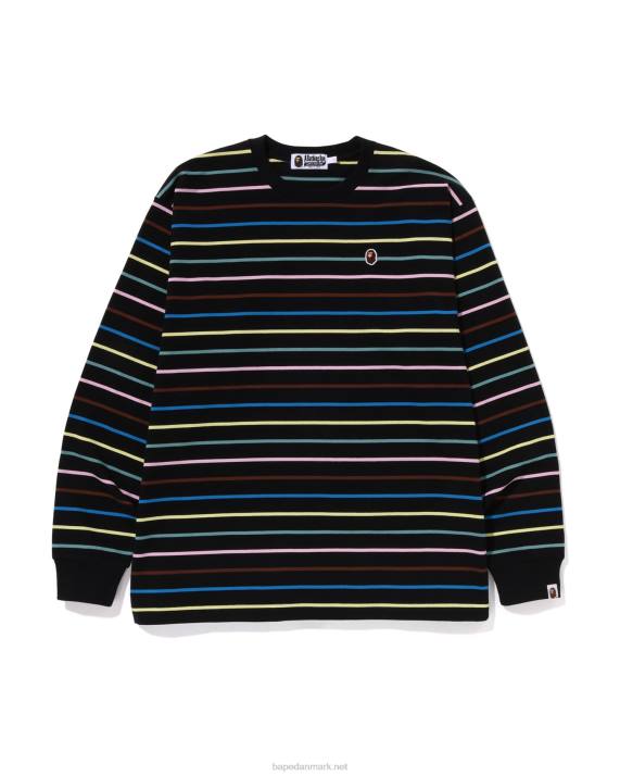 A Bathing Ape Mænd bøjle afslappet pasform t-shirt HH6J288 sort