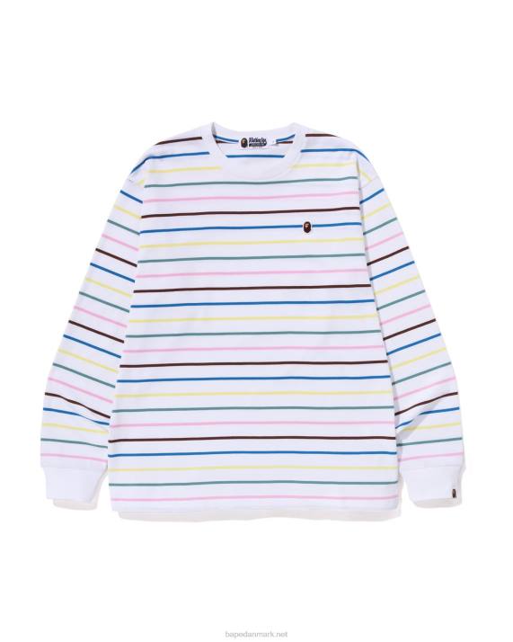 A Bathing Ape Mænd bøjle afslappet pasform t-shirt HH6J290 hvid