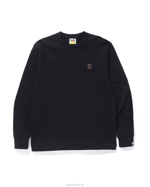 A Bathing Ape Mænd hoved et point tee HH6J337 sort