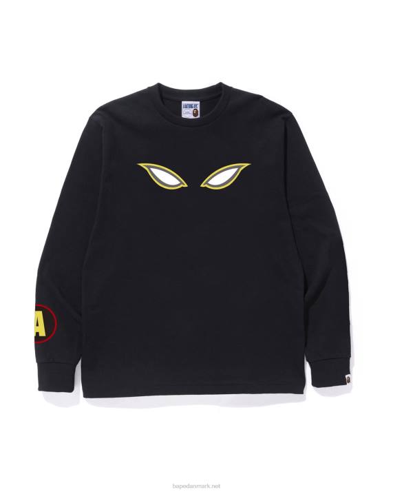 A Bathing Ape Mænd skygge t-shirt HH6J107 sort