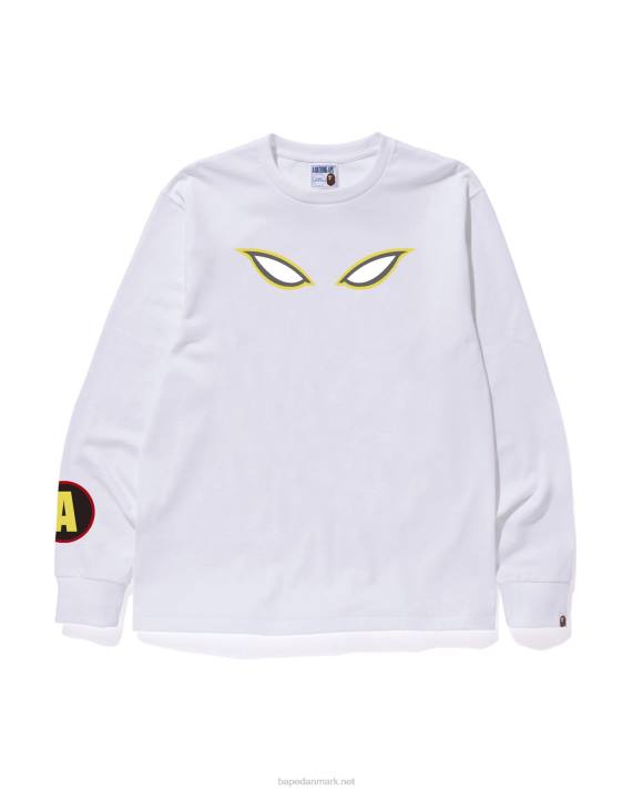 A Bathing Ape Mænd skygge t-shirt HH6J110 hvid