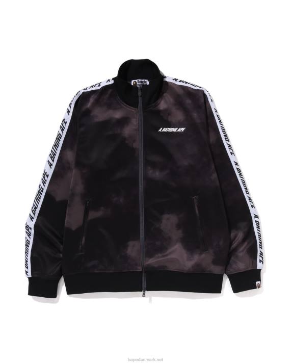 A Bathing Ape Mænd tie dye træningsjakke HH6J248 mørkegrå